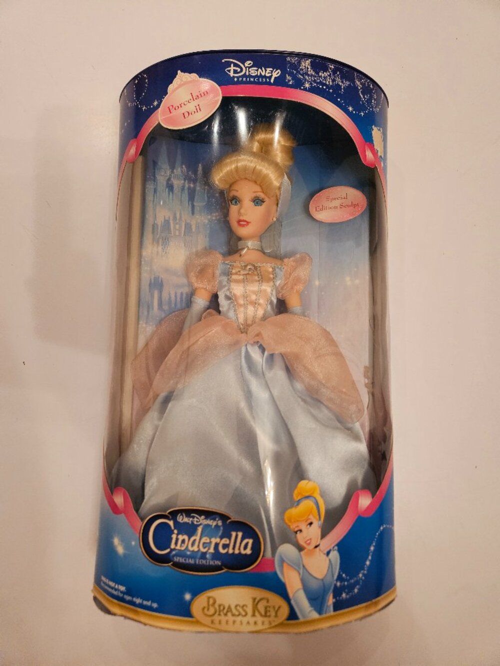 Disney Cinderella Brass Key Porcelain Doll